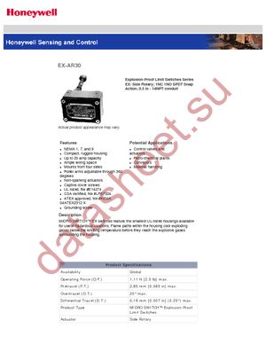 EX-AR30 datasheet  